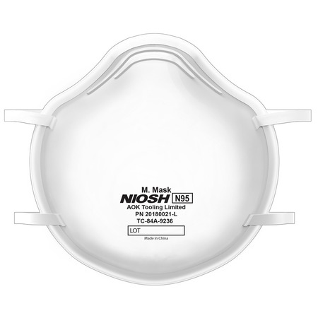 Magid N95 Respirators, Cup Style - 10 Respirators 20180021-N95